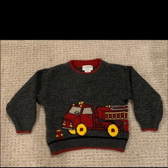 Fire Truck Sweater 2T